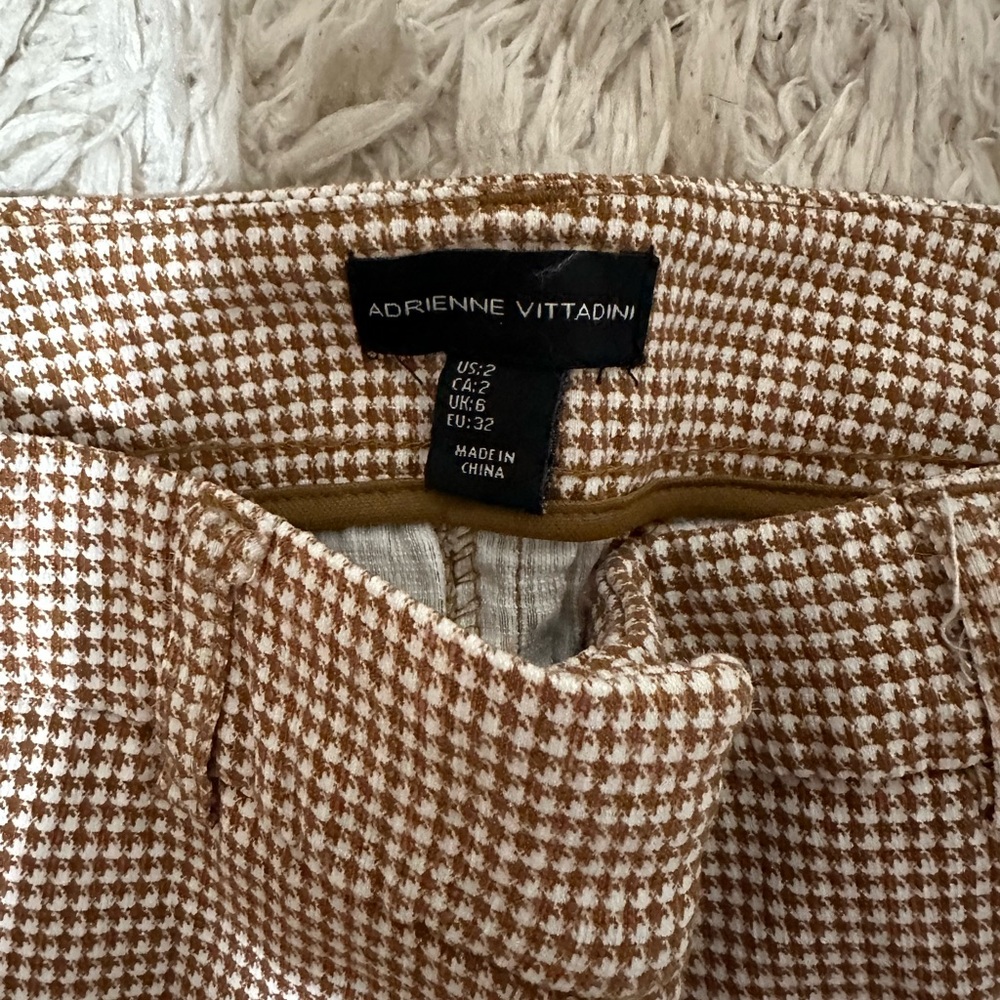 Checkered dress pants